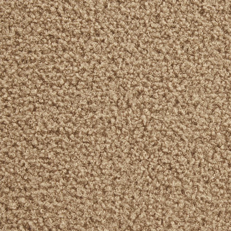 Repose-pieds standard avec rangement Atreju, Naturel, 100 % polyester brun clair