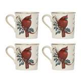 Winter Greetings Mugs, Set Of 4