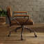 Chaise de bureau en cuir rétro Vintage Whiskey-95850044