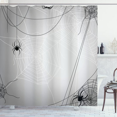 Shower Curtain with Hooks Included