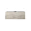 Bar Martina Whitewash avec incrustation d'os et tablettes de rangement pour le vin
