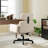 33.86"W Tilting Office Chair with Adjustable Armrest-1398127130-1398127129