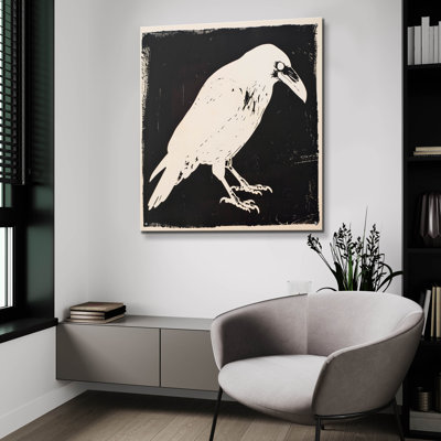 «Black Crow Inverted» par Andreas Magnusson, art mural en verre acrylique