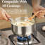 Stainless steel saucepan with lid CS KOCHSYSTÈME-98770597
