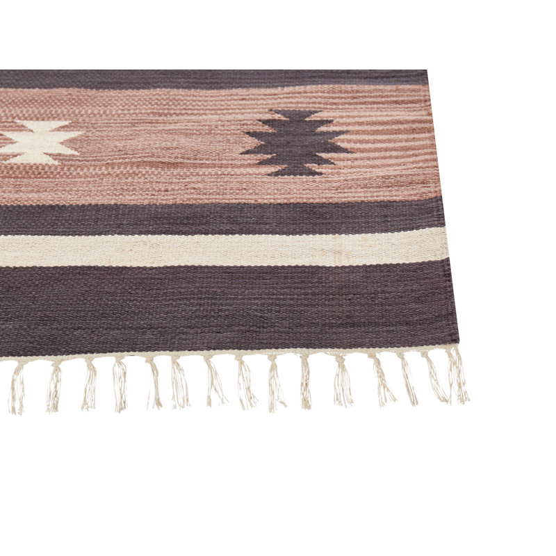 Soraya Moroccan Cotton Hand Woven Area Rug, Rectangle 200 x 300cm