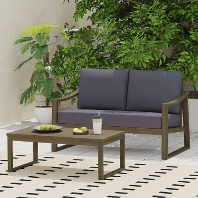 Table basse et causeuse