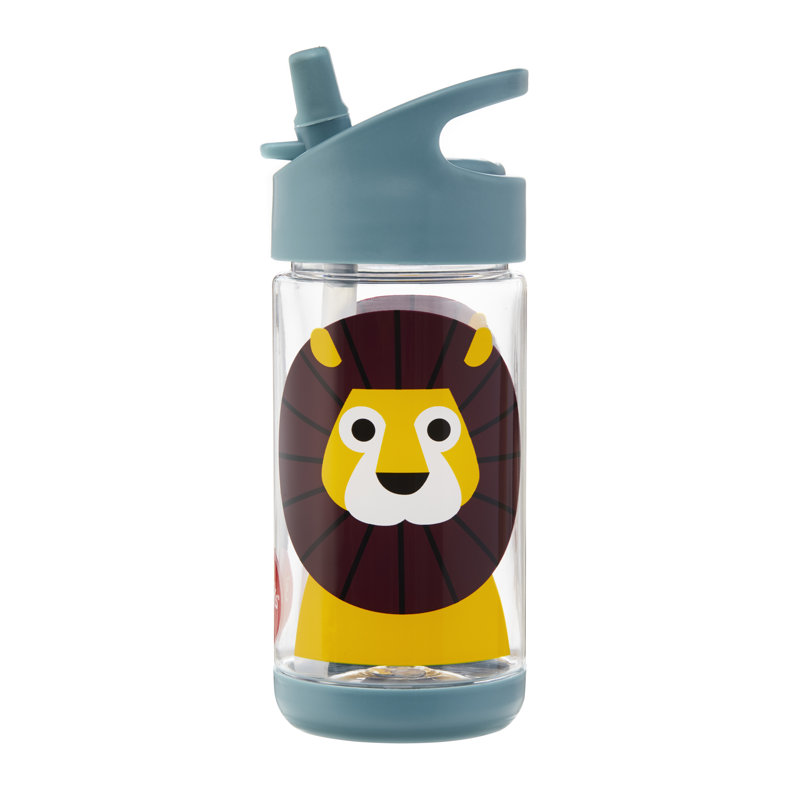 3 Sprouts - Bouteille d'eau pour enfants - Bouteille d'eau 12 oz - Lion