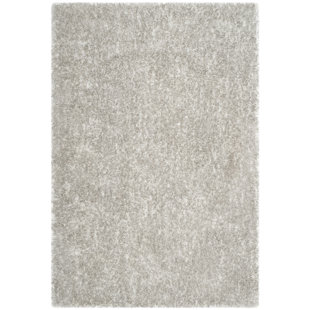 Chamiyah Shag Hand Tufted Performance Solid Color Rug