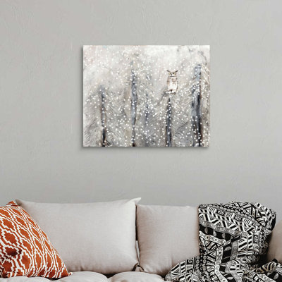 Reproduction d’art sur toile, "Snowy habitat I" par Alicia Ludwig