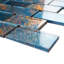 Carrelage mosaïque en verre brillant à joint brique 11,82 po x 12,01 po Galaxy-36933026