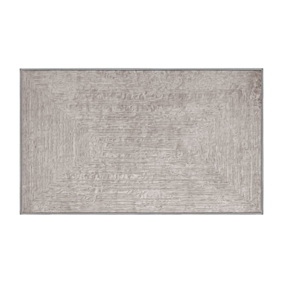 Tapis gris lavable à la machine