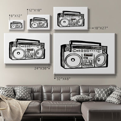 Toile tendue avec châssis Boombox