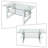 Marik Glass Top Single Coffee Table