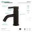 Kingston Brass Continental Single-Handle 1-Hole Deck Mount Bathroom Faucet with Push Pop-Up-28646723