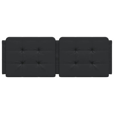 vidaXL Headboard Cushion Black