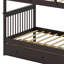 Lit superposé avec trois tiroirs pour la chambre à coucher-594155653