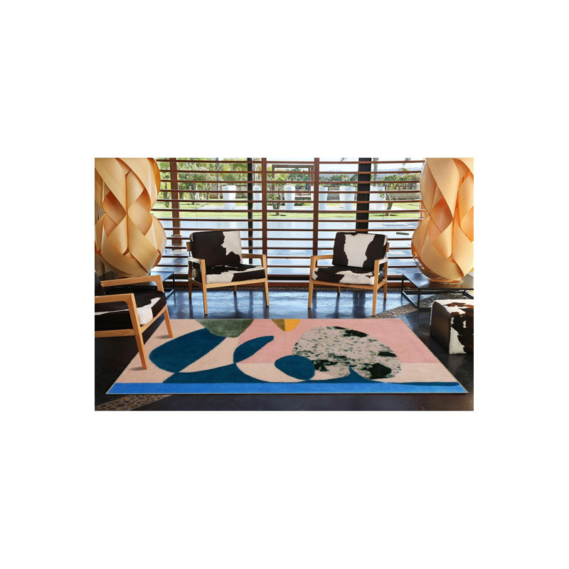 Multi Color Ethnic Geometric Woven Base Machine Washable Area Rug, Runner 2'6" x 9'10"