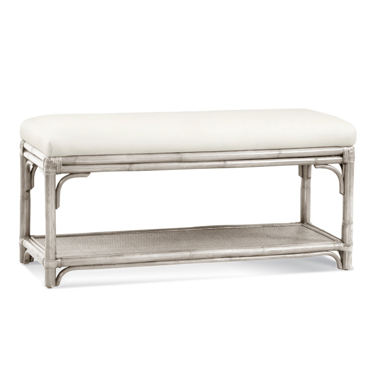 Banc de rangement en osier Summer Retreat