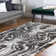 Tapis ikat gris Mitzy