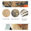 Décorations murales créatives dans le style Wabi-Sabi
