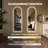 65" x 21" Arch Design LED Full Length Mirror ,Dimmable,  High Definition & Explosion-Proof, Full-Length Standing or Wall-Mounted - Brightly Lit for Makeup, Studio, and More
