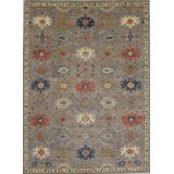 Traditional One-of-a-Kind Rectangle 8'10" X 12'1" Hand Knotted Area Rug