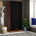 Walnut/Gloss Black