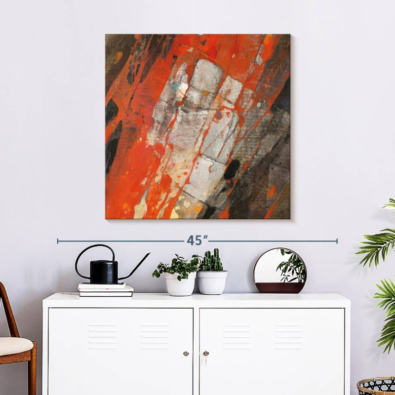 Hot Lava, 30" H x 30" W