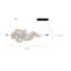 The Cloud Suspension Pendant Light Dimmable LED 0-10V