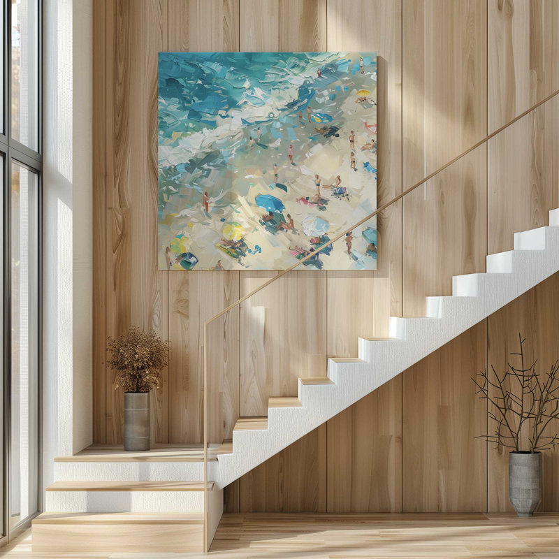 Coastal Harmony, grande impression sur toile, H 48 po x l 48 po
