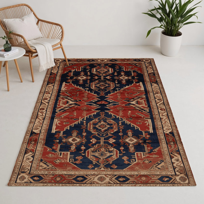 Tapis intérieur et extérieur ArtDeco, Rectangle 9 pi x 12 pi