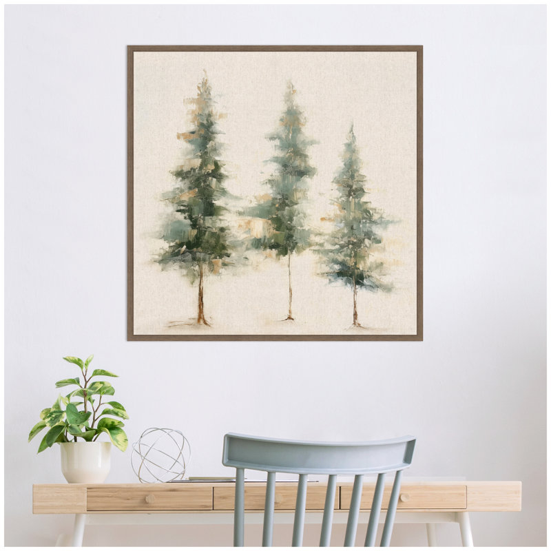 «Rustic Farmhouse Abstract Landscape», art mural