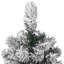 Artificial Hinged Christmas Tree Green and white-383840110