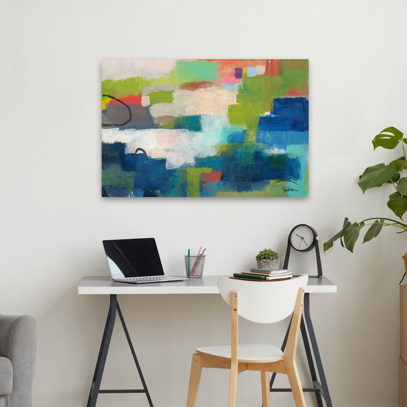 Colorfield n ° 7 - Art abstrait, H 36 po x l 24 po