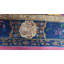 Tapis antique noué à motif floral chinois Art Deco
