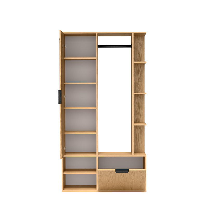 100 cm W Hall Tree, Brown
