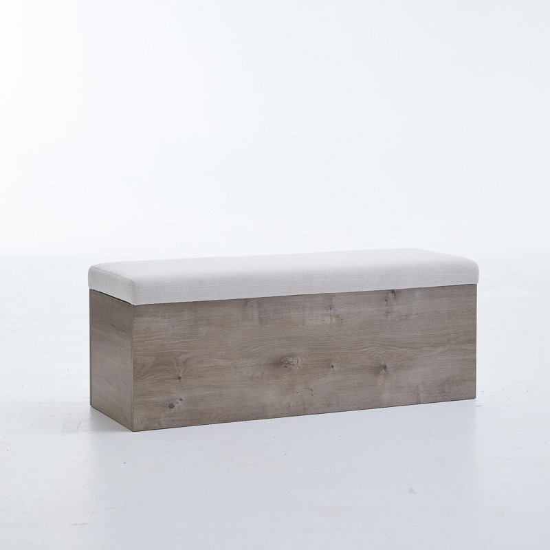 Banc de rangement rembourré Shelton