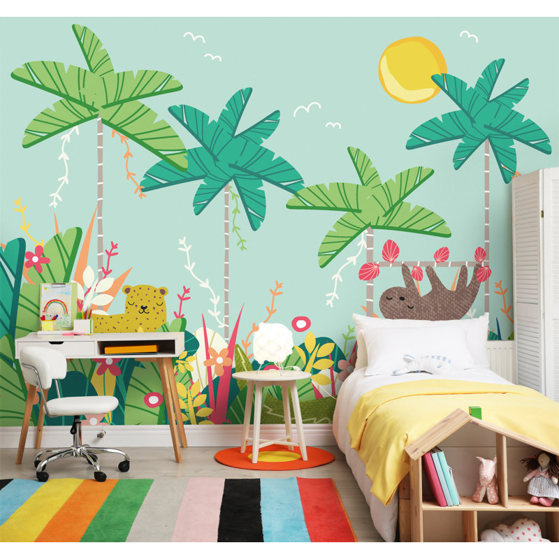 Lexi-May Mural,  280cm L x 350cm W , Blue