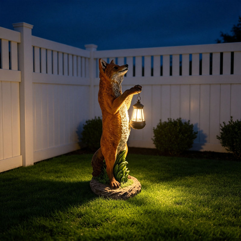 Fox Garden Statue