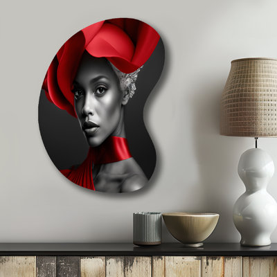 Hayward - Fashion Woman Boom Shape - Assymterical Metal Wall Art