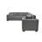 Upholstered 127.5 " L-Shaped Seating Component