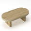 Table basse ovale moderne Mid Century-1878953751