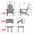 Anette 12 Piece Multiple Chairs Seating Group-1225413315