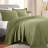 Swanton 100% Textured Medallion Cotton Modern & Contemporary Bedspread & Pillow Sham Set-1958118097-1958118111
