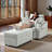 Modern Chaise Lounge Chair Indoor Oversized Chaise Lounge With Cup Holders Reading Chair With Ottoman Oversized Accent Chairs For Living Room-1957353310