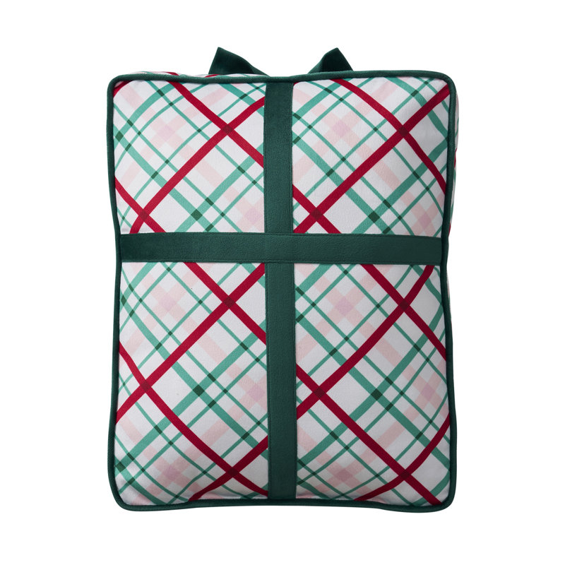 Hallmark 12.5" X 16" Gift Shaped Holiday Decorative Pillow