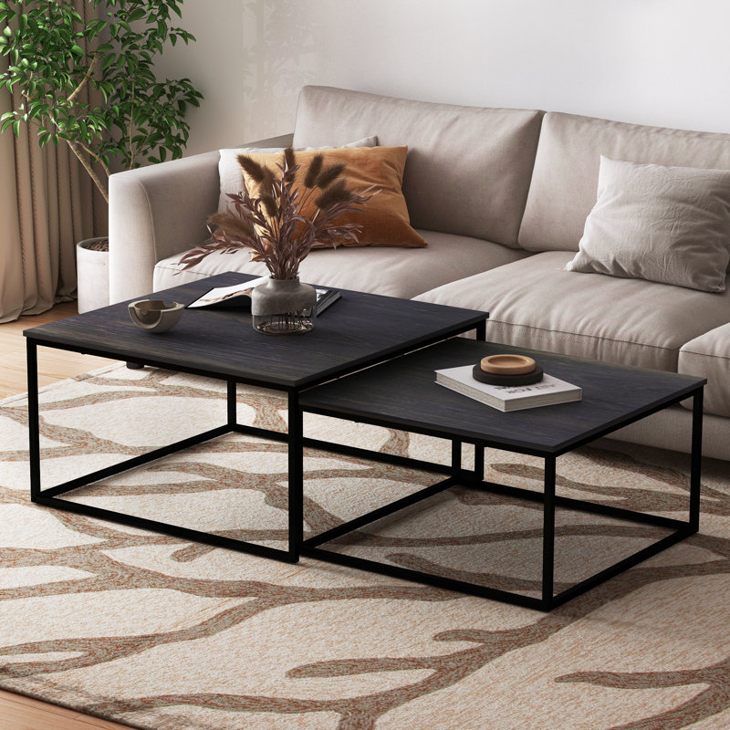 Wymore Nesting Coffee Table, Black