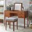 Ensemble de coiffeuse avec tabouret et miroir-900008218