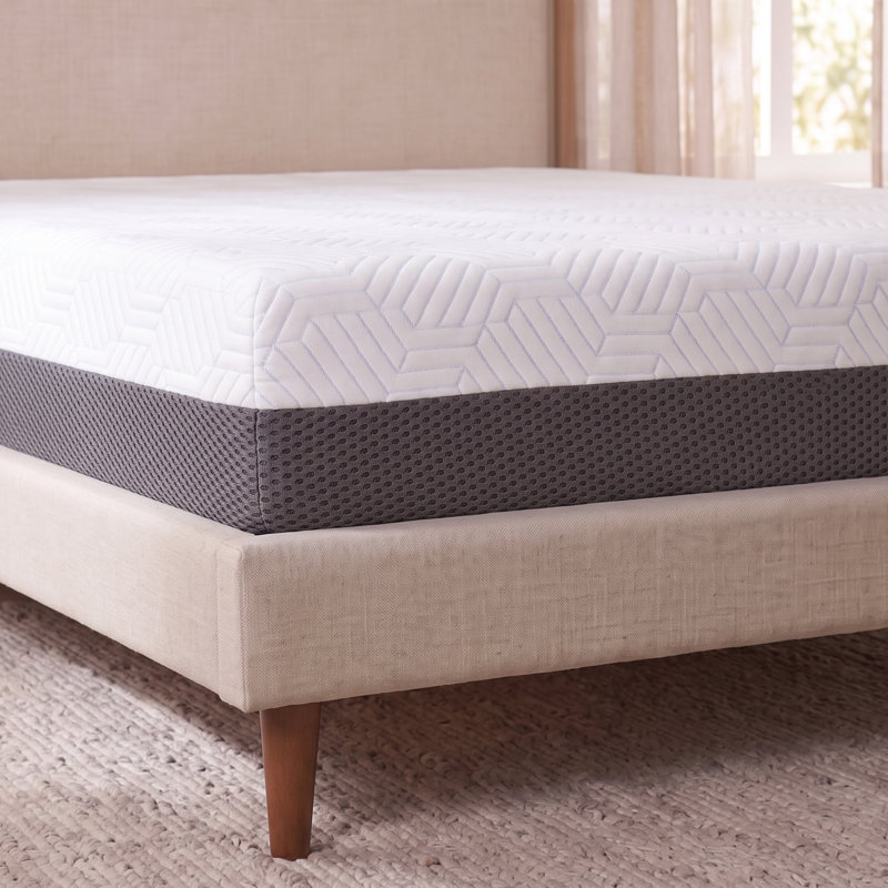 Grand matelas Akeley en mousse viscoélastique gélifiée ferme de 8 pouces - CertiPUR-US, housse de refroidissement, matelas dans une boîte