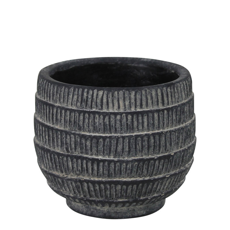 Hubble Planter, Black, 1